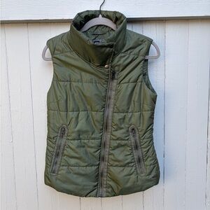 REI Olive Green Puffer Vest